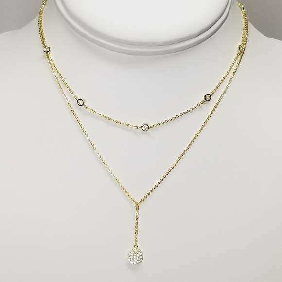 💖 New in Gift Box 🎁CZ Diamond Choker Collar Necklace - Picture 6 of 8